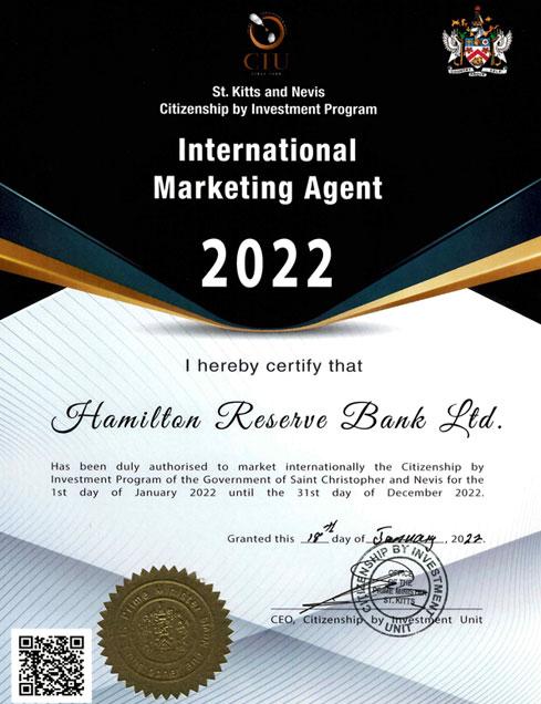 Hamilton Reserve Bank marketing agent