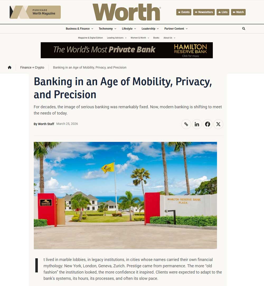 Worth Magazine article on HRB